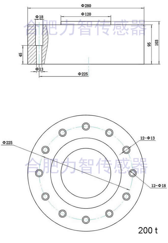 LZ-HLD轮辐式称重传感器