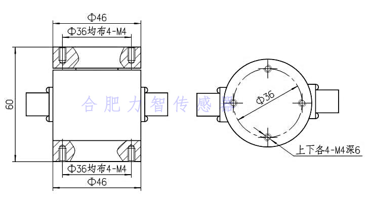 LZ-SW46四维力传感器